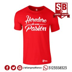 Camiseta Hombre Heredero de una pasión - tienda online