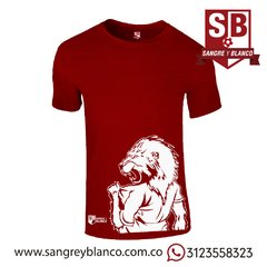 Camiseta Hombre León Sangre Y Blanco - tienda online