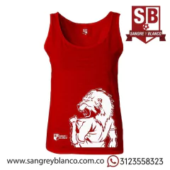 Camiseta Mujer León Sangre y Blanco - comprar online