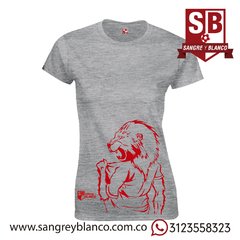 Imagen de Camiseta Mujer León Sangre y Blanco