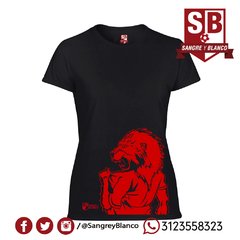 Camiseta Mujer León Sangre y Blanco en internet