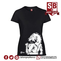 Camiseta Mujer León Sangre y Blanco en internet