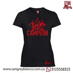 Imagen de Camiseta/Esqueleto Mujer Soy León ,soy Campeón