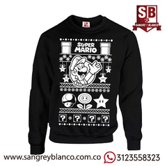 Saco Luigi Bros Navidad - Sangre y Blanco