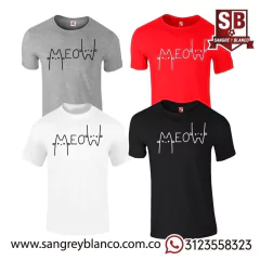 Camiseta Meow - tienda online