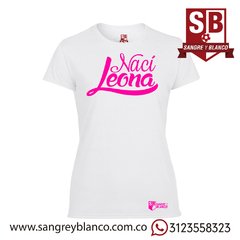 Camiseta Mujer Nací Leona - comprar online