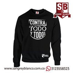 Saco Negro Santa Fe - Sangre y Blanco