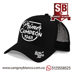 Gorra Negra - Sangre y Blanco