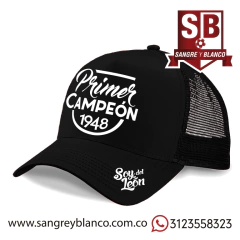 Gorra Negra - Sangre y Blanco