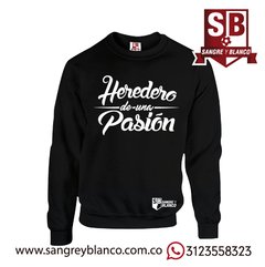 Saco Negro Santa Fe - Sangre y Blanco