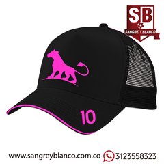 Gorra Negra-Fucsia con Línea - tienda online