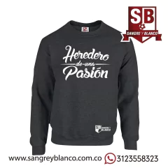 Saco Gris Oscuro Santa Fe - Sangre y Blanco
