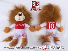 Peluche León Uniforme Personalizado en internet