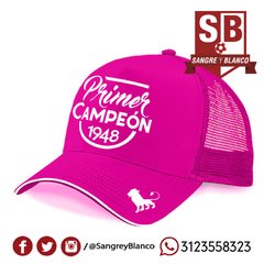 Gorra Primer Campeón - Sangre y Blanco