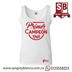 Camiseta/Esqueleto Mujer Primer Campeón - tienda online