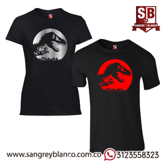 Camiseta Rex Jurassic - Sangre y Blanco