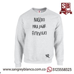 Buzo Nascido para Jogar - Sangre y Blanco