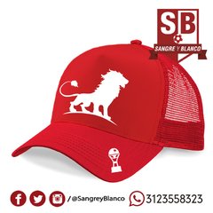 GORRAS LEÓN y LEONA - Sangre y Blanco