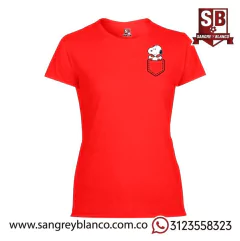 Camiseta Snoopy Bolsillo - comprar online