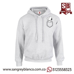 Capotero Snoopy Bolsillo - Sangre y Blanco