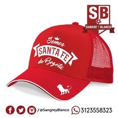 Gorra Somos Santa Fe - Sangre y Blanco