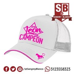 GORRA SOY LEÓN SOY CAMPEÓN - Sangre y Blanco