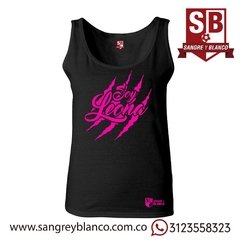 Camiseta/Esqueleto Mujer Soy Leona-Rasguño