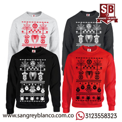 Saco Hoodie navideño Spiderman -Peter Parker-Hombre Araña