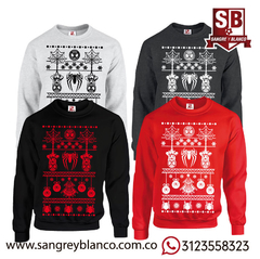 Saco Hoodie navideño Spiderman -Peter Parker-Hombre Araña