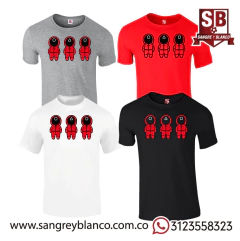 Camiseta Squid Game Muñecos