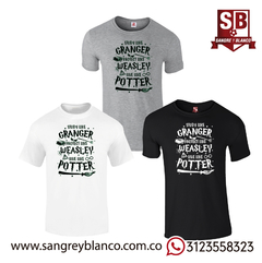 Camiseta Granger-Weasly-Potter