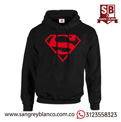 Capotero SuperMan Negro-Rojo