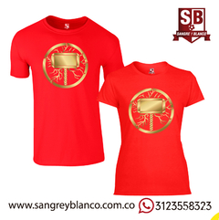 Camiseta Thor trueno - Sangre y Blanco