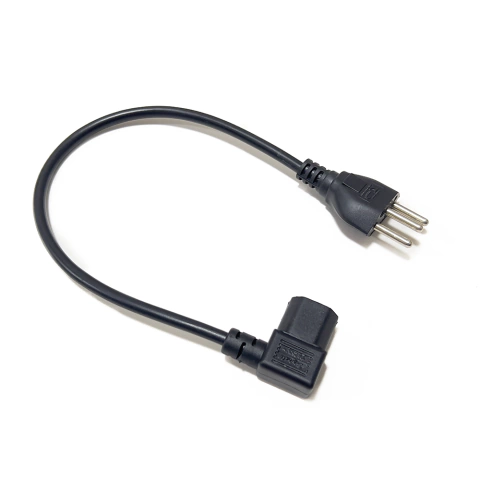 Cabo AC Formato L Trifásico - 3x0,75A - 10 Ampere - Digicabo