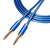 Cabo Instrumento P10-P10 Mono/Mono - Santo Angelo Mod. Metal DCI Blue - Reto/Reto