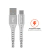 Cabo USB-C em Nylon Trançado (ESC05WT) de 1,2m - Geonav
