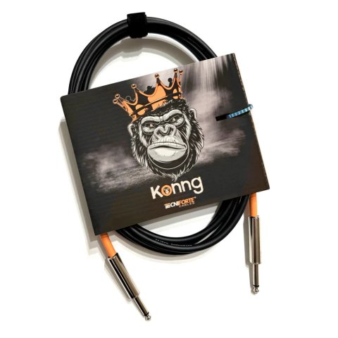 Cabo Instrumento P10-P10 Tecniforte Konng - Reto/Reto 