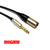 Cabo Balanceado P10 (TRS)/XLR Macho - Cabo Mogami Neglex 2549 e Conectores Amphenol ACPS-GN-AU/AC3M