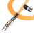 Cabo Instrumento P10-P10 Mono/Mono - Santo Angelo NEON ORANGE - Reto/Reto