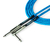 Cabo Instrumento P10-P10 Mono/Mono - Santo Angelo NEON BLUE - Reto/L