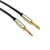 Cabo Instrumento P10-P10 Mono/Mono - Data Link 0,75mm e Conectores Amphenol Ouro - Reto/Reto - Yashi