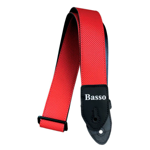 Correia em Sintético - Automotivo Vermelho de Alta Resistência SF 121 - Basso Straps
