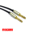 Cabo Balanceado P10(TRS)/P10(TRS) - Cabo Mogami Neglex 2549 e Conectores Amphenol ACPS-GN-AU