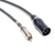 Cabo RCA/XLR (Macho) - cabo X30 (2x0,30mm2) e conectores Santo Angelo RCA Ninja / XLR MNN
