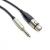 Cabo Balanceado P10 (TRS)/XLR (Fêmea) - Cabo X30 (2x0,30mm2) e Conectores Amphenol ACPS-GN e AC3F - Yashi - comprar online