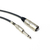 Cabo desbalanceado P10(TS)/XLR(Macho) - Cabo X30 (2x0,30mm2) e Conectores Santo Angelo Ninja TS e L3MNN - Yashi