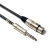 Cabo Balanceado P10(TRS)/ XLR(Fêmea) - Cabo X30 (2x0,30mm2) e Conectores Santo Angelo Ninja TRS e L3FNN - Yashi