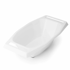 Plato Receptor Mediano P/cortador en V Blanco - comprar online