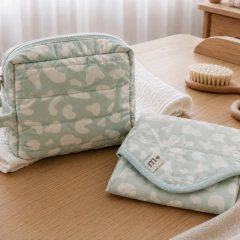 Kit Neceser Puffer Manchitas Print + Cambiador - comprar online