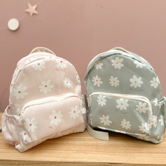 MOCHILA INFANTIL MARGARITAS VERDE en internet